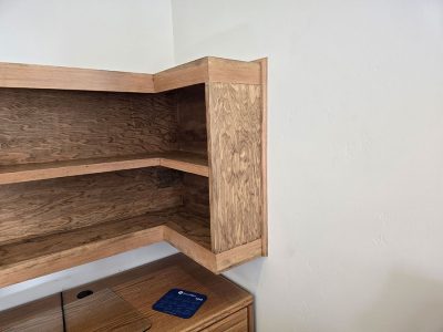Custom Bookshelf Build Installation